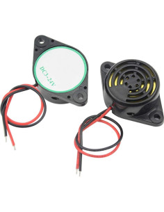 Zumbador Electrónico de Alarma WMYCONGCONG 5 Pcs DC 3-24V 2