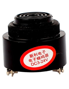 Alarma Piezoeléctrica uxcell DC 3-24V 85dB Beep Continuo