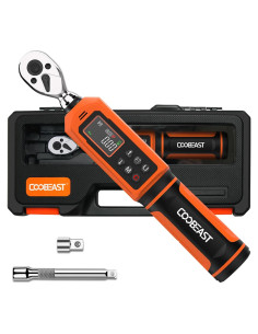 Llave de Torque Digital 1/4" Coobeast 0.45-30Nm con Pantalla LCD