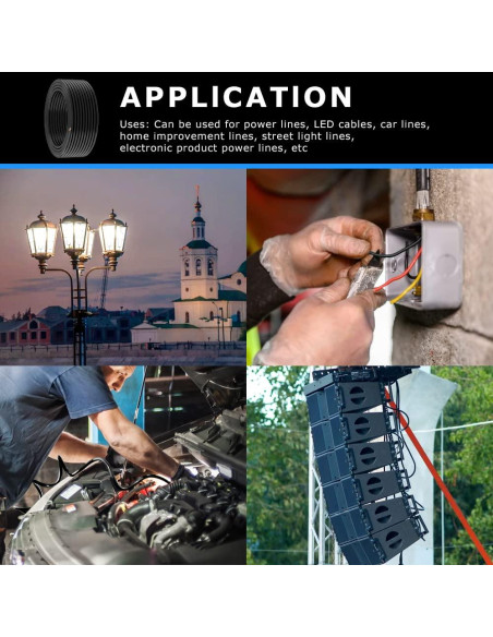 Cable eléctrico 16 AWG 3 conductores 30M GF PVC