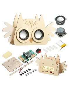 Kit de Altavoz Bluetooth DIY Owl - Proyectos STEM para Niños