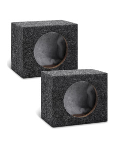 Caja de Altavoz para Coche BBTO 2 Pcs 6.5" Estilo Angulado