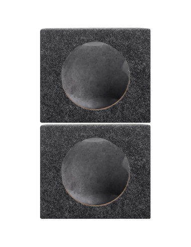 Caja de Altavoz para Coche BBTO 2 Pcs 6.5" Estilo Angulado