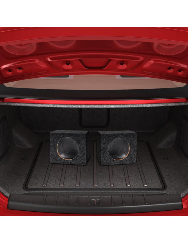 Caja de Altavoz para Coche BBTO 2 Pcs 6.5" Estilo Angulado