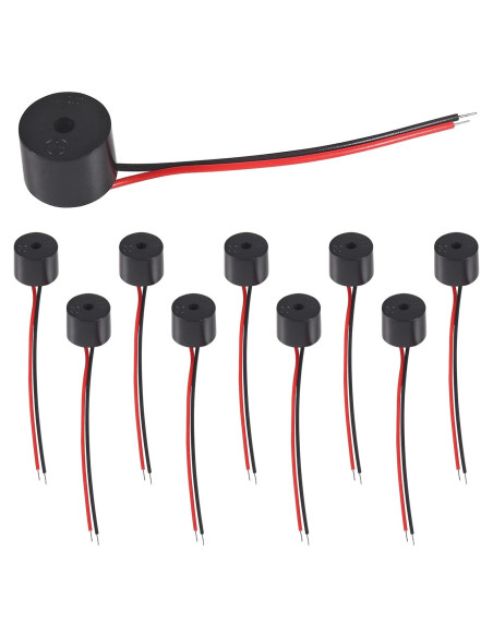 Zumbador Electrónico Activo UMLIFE 10PCS 85dB DC 3-12V