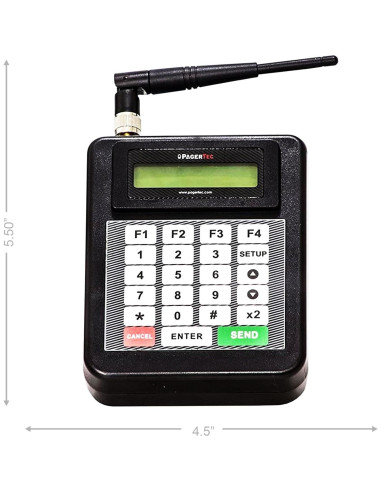 Sistema de Paginación Inalámbrico Pagertec 30 Unidades 3.22 km