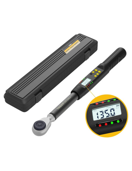 Llave de Torque Digital 1/2" TAGVIT 6.8-135Nm Precisión +/-2%