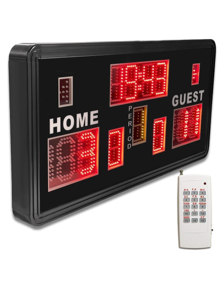 Tablero Electrónico de Baloncesto YZ con Control Remoto 90x45cm