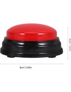 Zumbador de Juego DEARMAMY con Luz y Sonido - Rojo 2