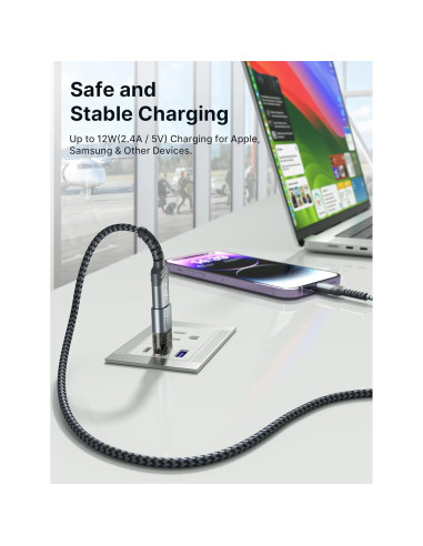 Bloqueador de Datos USB JSAUX Paquete de 4 Carga Segura