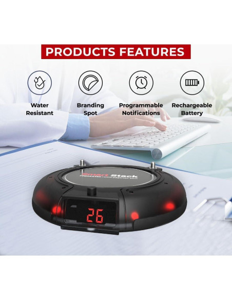 Sistema de Paginación Inalámbrico Pagertec con 30 Pagers Sistema de Paginación Inalámbrico Pagertec con 30 Pagers