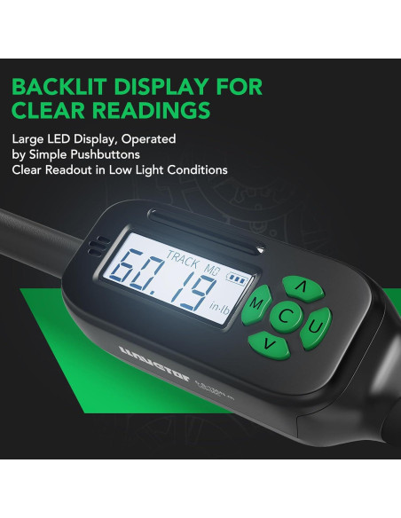 Llave de Torque Digital 3/8" LLAVETOR 6.8-135Nm Precisión +/-2%