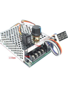 Controlador de Velocidad Motor DC 10-55V 40A con Pantalla Digital 2