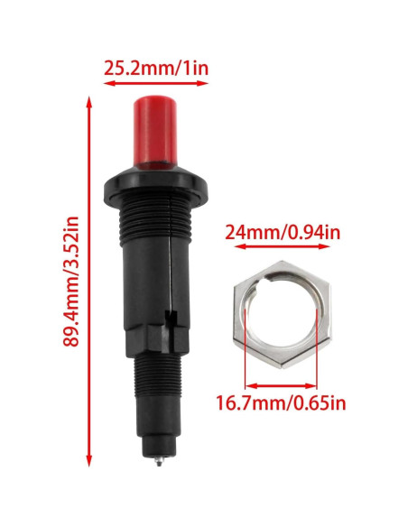 Paquete de 2 Encendedores Piezoeléctricos FOHEXIN 54.86 cm