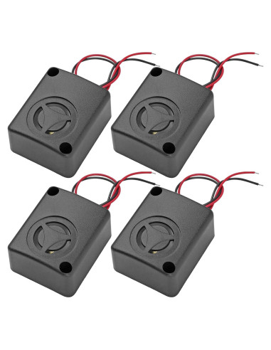 Alarma Piezoeléctrica Mini Manesi 110dB 12V 4PCS