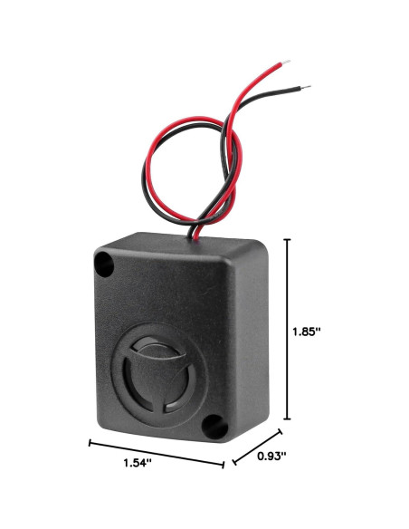 Alarma Piezoeléctrica Mini Manesi 110dB 12V 4PCS