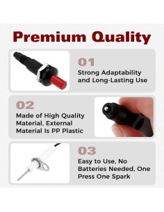 Encendedor Piezoeléctrico DRELD para Gas Propano - 2 Unidades 2