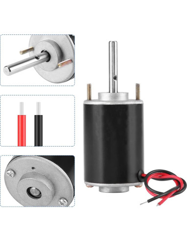 Motor de Corriente Continua 12V 30W 3500RPM Flylin