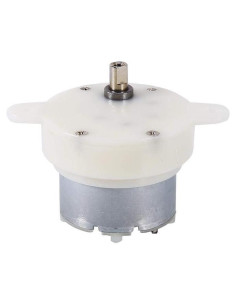 Motor de CC 12V Akozon 3 RPM Micro Motor de Engranaje 4mm