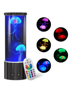 Lámpara de Medusa KIKILIVE LED con Control Remoto 17 Colores