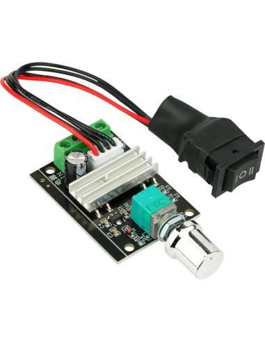Controlador de Velocidad de Motor DC MTDELE 6V 12V 24V 3A PWM