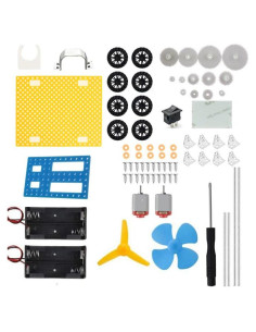 Kit de Motor Mini Eléctrico Burnur para Proyectos STEM 12-16 años