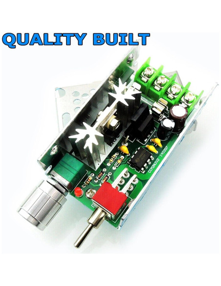 Controlador de Velocidad de Motor DC 12-40V 120W Hechengdianzi Controlador de Velocidad de Motor DC 12-40V 120W Hechengdianzi