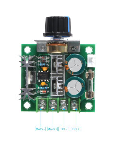 Controlador de Velocidad de Motor CC 10A AEDIKO 12V-40V 2pcs 2