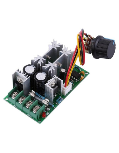Controlador de Velocidad Motor DC PWM 10-60V 20A Walfront