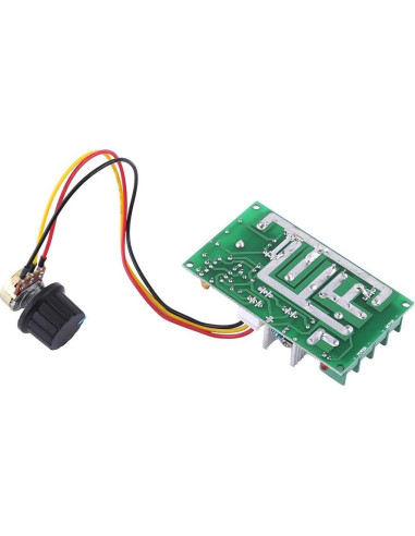 Controlador de Velocidad Motor DC PWM 10-60V 20A Walfront
