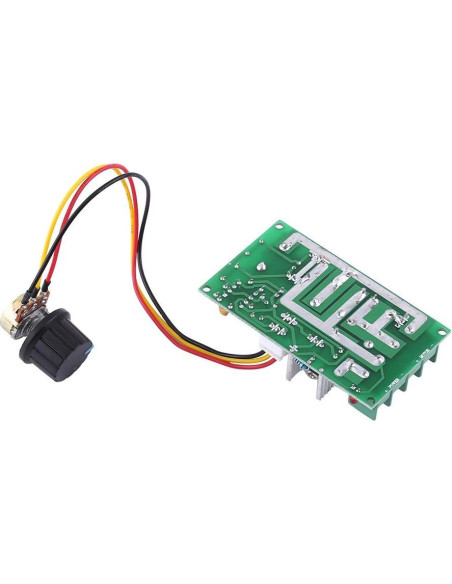 Controlador de Velocidad Motor DC PWM 10-60V 20A Walfront