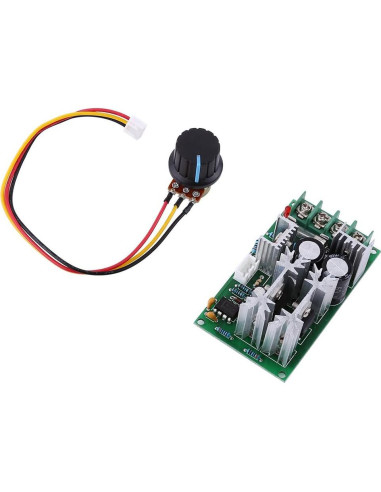 Controlador de Velocidad Motor DC PWM 10-60V 20A Walfront