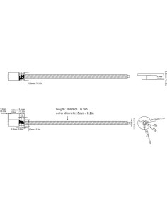 Motor de Reducción de Velocidad DC 6V/12V Walfront con Eje T5 160mm 2
