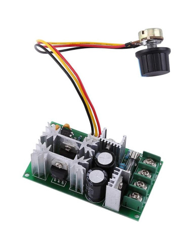 Controlador de Velocidad Motor DC PWM 10-60V 20A Walfront