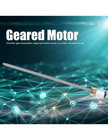 Motor de Reducción de Velocidad DC 6V/12V Walfront con Eje T5 160mm