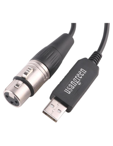 Adaptador USB a DMX RS485 XLR 0.97m Usangreen