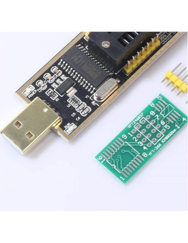 Programador USB CH341A para EEPROM y Flash SPI 5V-3.3V