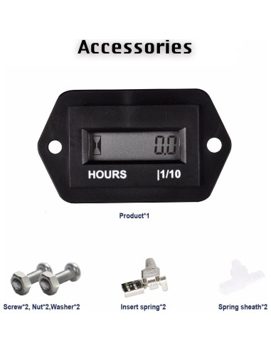 Medidor de Horas Digital HonorMeet Diamond-AC 86V a 230V