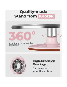Soporte Giratorio Kootek 30 cm Antideslizante para Pasteles 2