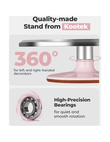Soporte Giratorio Kootek 30 cm Antideslizante para Pasteles