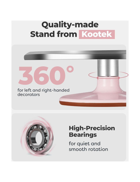 Soporte Giratorio Kootek 30 cm Antideslizante para Pasteles