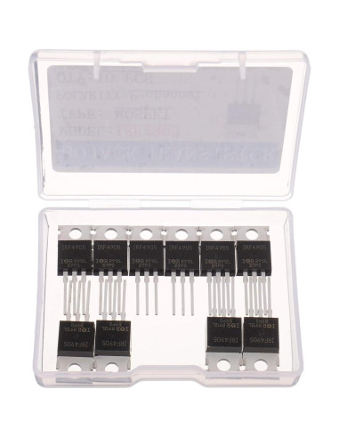 Transistor MOSFET BOJACK IRF4905 P-Channel 74A 55V Paquete de 10