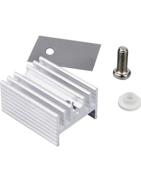 10 Disipadores de Calor Aluminio TO-220 WayinTop + Kits