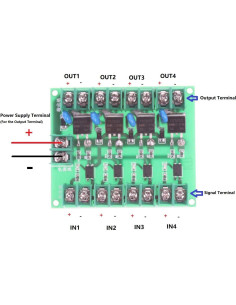 Módulo FET de 4 Canales NOYITO Control DC 5V-36V 5A 2