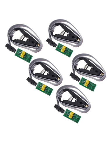 Clip de prueba programador 5 piezas SOP8 SOIC DIP 8 pines