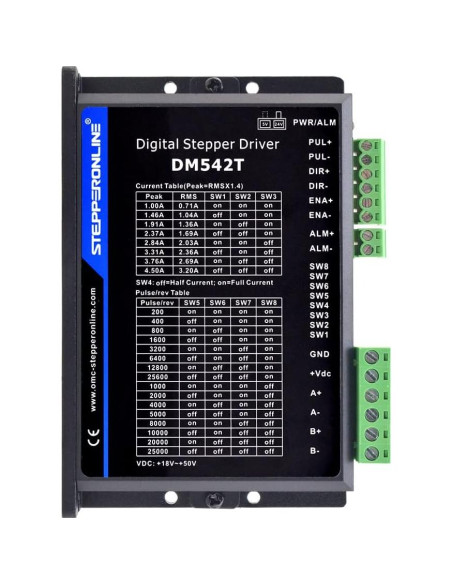 Kit CNC Motor Paso Nema 23 3Nm STEPPERONLINE + Controlador