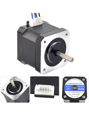 Motor Paso a Paso Nema 17 STEPPERONLINE 1.5A 1.8Nm 39mm