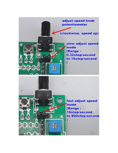 Controlador de Motor Paso a Paso Acxico LB261 5V-12V 4 Modos