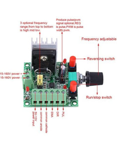 Controlador de Motor Paso a Paso PWM FTVOGUE 15-160V 73x51mm 2