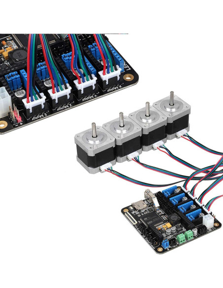 6 Cables de Motor Paso a Paso 1.5m Daier para Impresora 3D
